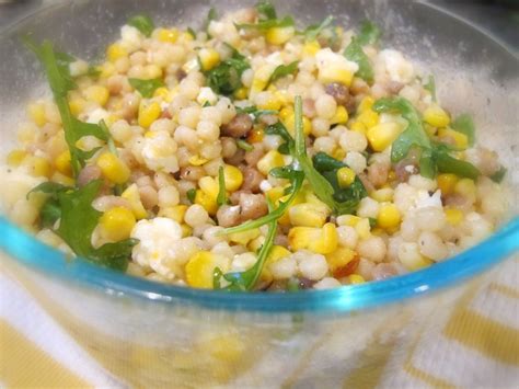 Fregola Salad With Grilled Corn And Lime Vinaigrette Recipe Grilled