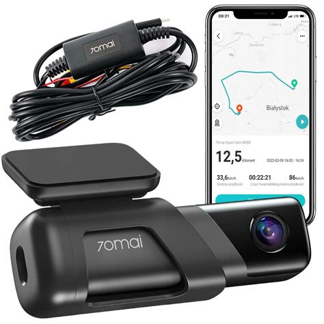 70mai M500 Kamera samochodowa 64GB + moduł parking 6971669781118 za 738 ...