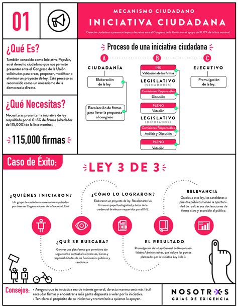 Cómo realizar una iniciativa ciudadana Nosotrxs