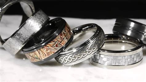 Men S Wedding Bands In Alternative Metals Youtube