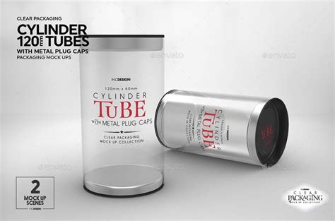 Top Cylinder Packaging Mockups Free Ultida