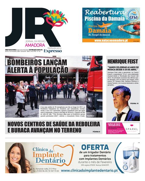 Jornal Da Região Da Amadora De 8 A 14 De Fevereiro By Jornal Da Região