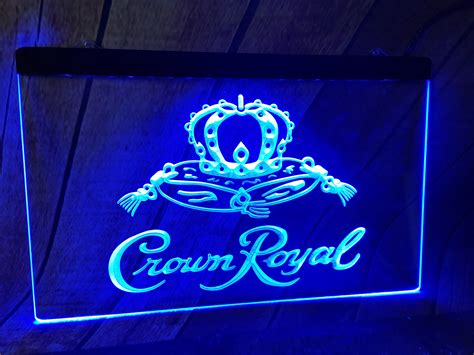 Crown Royal Derby Whiskey Nr Beer Bar Pub Club 3d Signs Led Neon Light