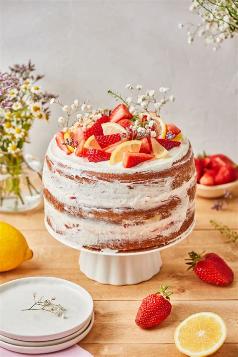 Recette Layer Cake Aux Fraises Et Citron Marie Claire