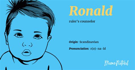 Ronald Name Meaning, Origin, Popularity, Boy Names Like Ronald - Mama