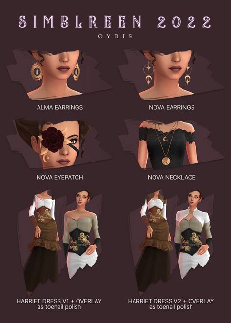 Simblreen 2022 Oydis Sims 4 Sims Sims 4 Cc Packs