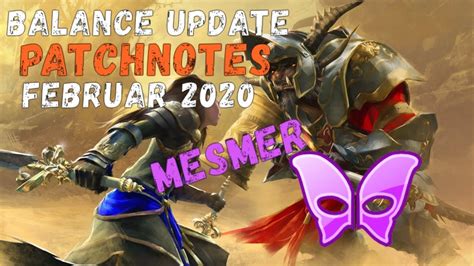 Guild Wars 2 News Balance Update Februar 2020 Patchnotes Mesmer