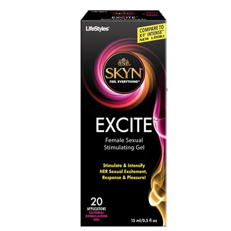 Excite Female Sensual Stimulating Massaging Gel Lotion 5 Oz