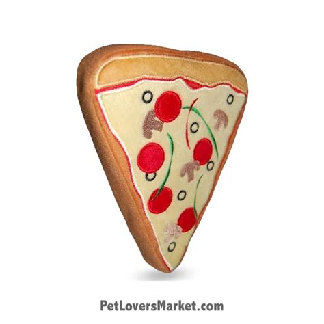 Dog Squeaky Toy Pizza Slice By Pridebites