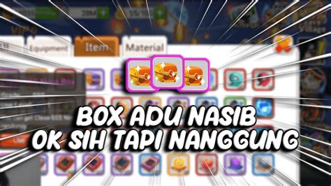 Gacha Adu Nasib Box Ninja Sss Di Akun Abdul F P Only Dapatnya Nanggung