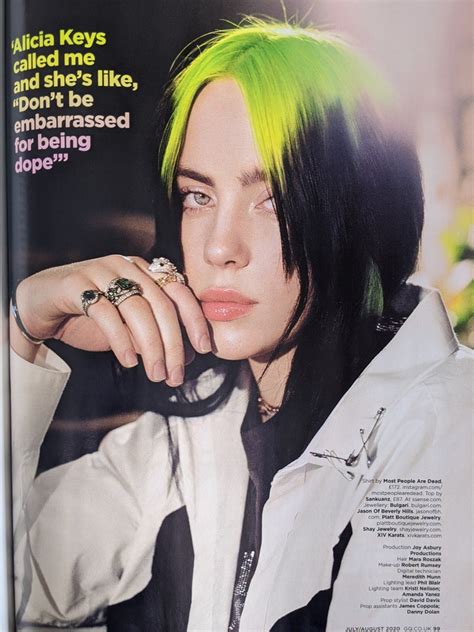 British GQ Magazine July 2020: Billie Eilish Cover - YourCelebrityMagazines