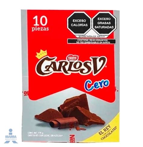 Chocolate Carlos V Sin Azucar G Ibarra Mayoreo