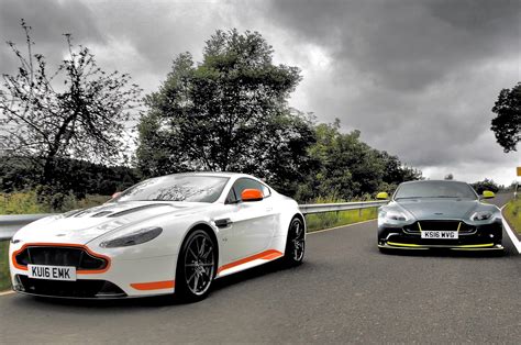 Aston Martin V8 Vantage GT8 and V12 Vantage S Track Drive