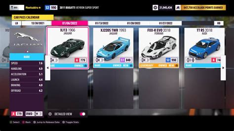 Every Car Included With Forza Horizon S Car Pass Dlc Traxion