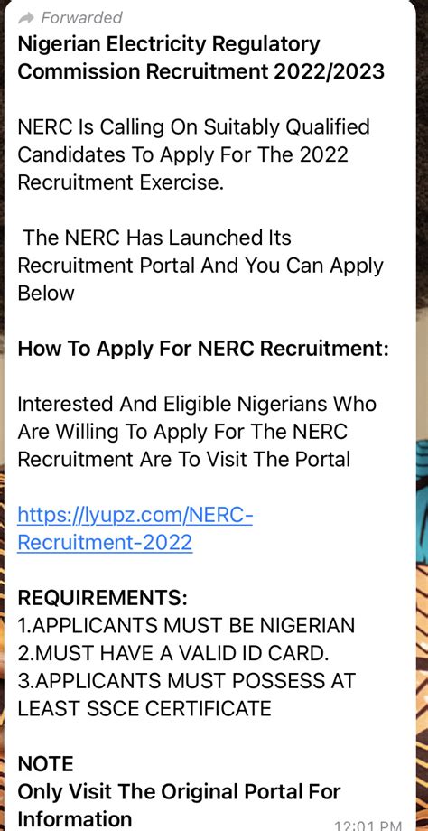 Fraudulent Website Poses As NERC Recruitment Portal Dubawa