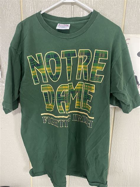 Vintage Single stitched Notre Dame T-Shirt | Grailed