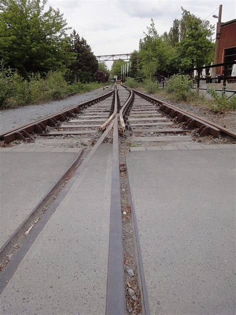 Railroad Tracks The Landscape Park Free Photo On Pixabay Pixabay