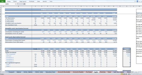 Construction Budget Spreadsheet — Db