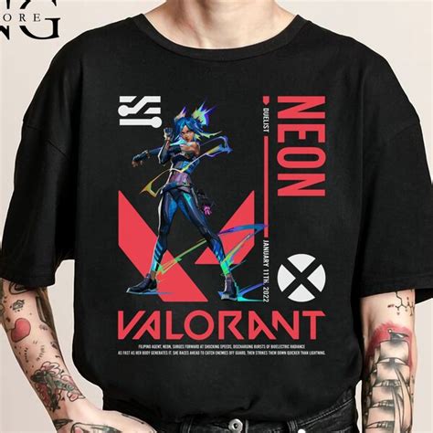 Valorant Merch Neon Etsy