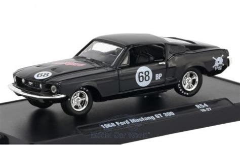 Coche Miniatura Ford Mustang Gt M Machines Negro