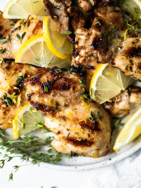 Grilled Lemon Chicken Thighs Story Plays Well With Butter