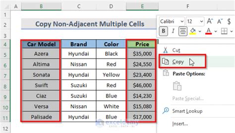 How To Copy Multiple Cells To Another Sheet In Excel Methods