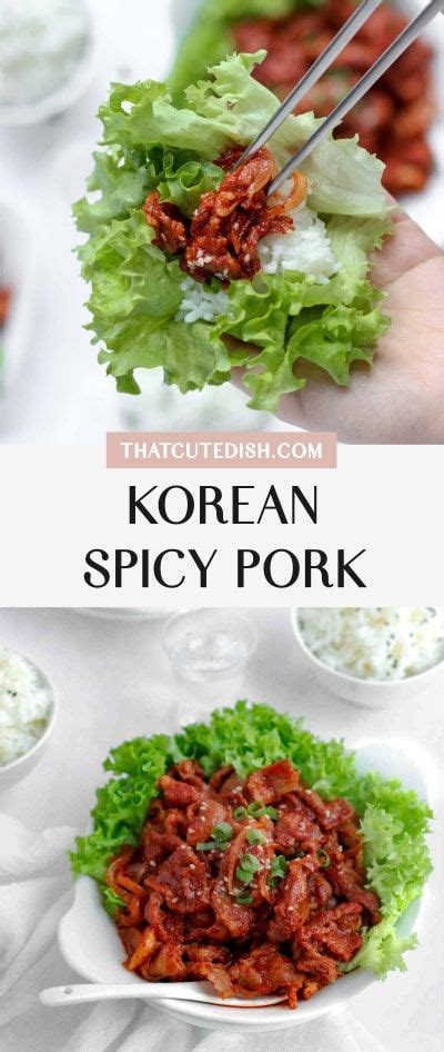 Korean Spicy Pork Jeyuk Bokkeum Artofit