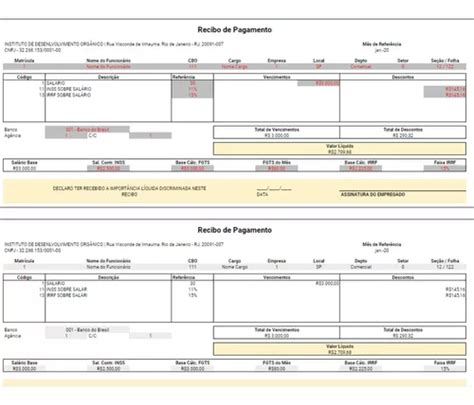 Comprar Modelo De Holerite Editavel Atualizado 2023