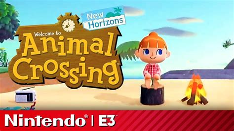 Animal Crossing New Horizons Reveal Presentation Nintendo E3 2019