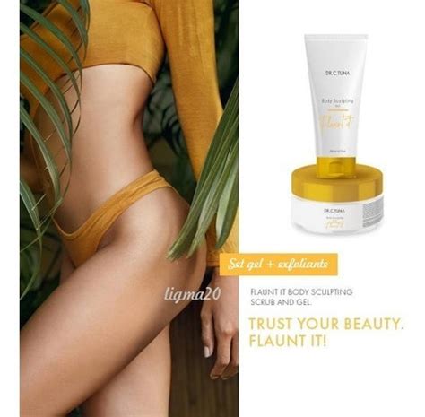 Set Flaunt It Body Sculpting Gel exfoliant Farmasi Dr Ctuna Envío gratis