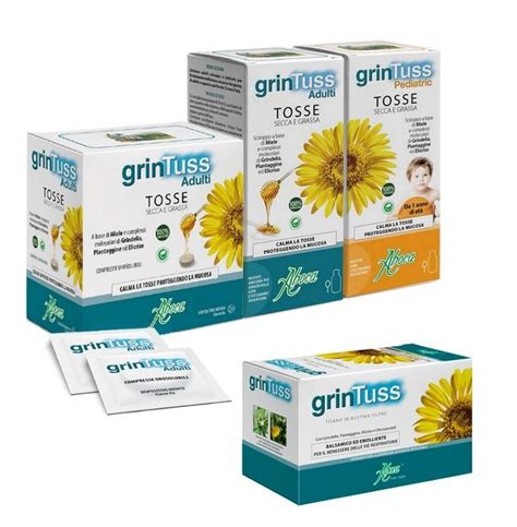 Grintuss Tosse Secca E Grassa Sciroppo Miele Grindelia Piantaggine