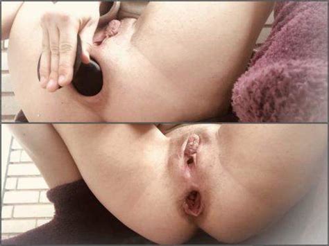 M Pro Big Blue Dildo With The Balls In Ass Premium User Request