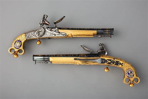 John Murdoch Pair Of Flintlock Pistols Of Scottish Type Presented To Jeffrey 1st Baron