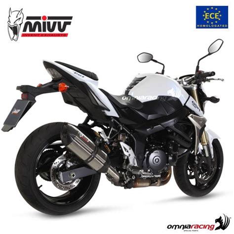 Mivv Exhaust Slip On Suono Approved Steel Suzuki Gsr