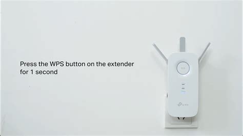 How To Set Up Tp Link Range Extender Re Via Wps Youtube