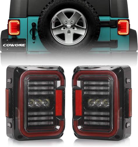 Clear Lens LED Tail Lights For Jeep Wrangler JK JKU 2007 2018 In Nepal