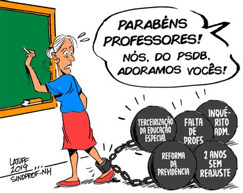 Dia dos professores não aceitaremos nenhuma demagogia de quem nos