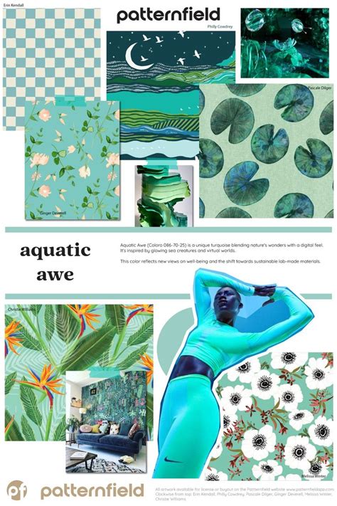 Color Trend Aquatic Awe In 2024 Design Color Trends Sustainable