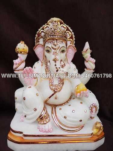 Handmade Ganesh Marble Statue At 10000 00 INR In Jaipur Tulsi Moorti Art