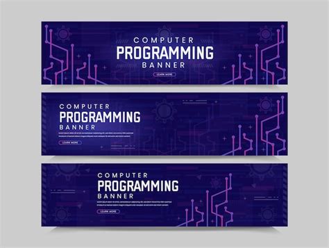 Premium Vector | Computer programming banner design banner design for ...