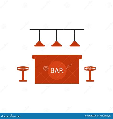 Bar Icon Vector Sign And Symbol Isolated On White Background Bar Logo