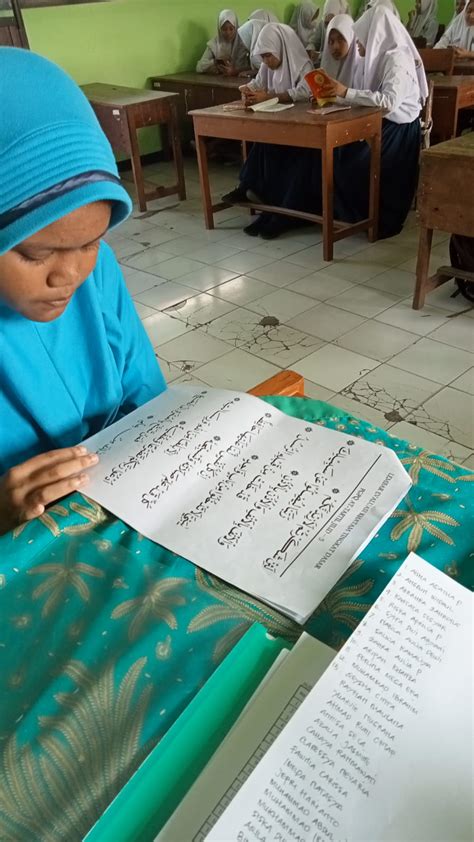 Mts Negeri Sidoarjo Gelar Tes Jilid Baca Tulis Al Qur An Kantor