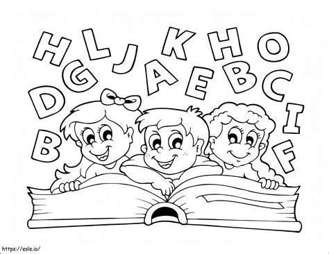 Kindergarten 1 coloring page