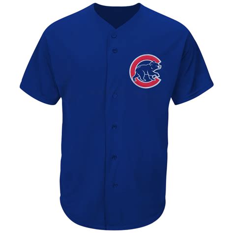 Cubs Full Button Baseball Jersey Adult Mahd6840