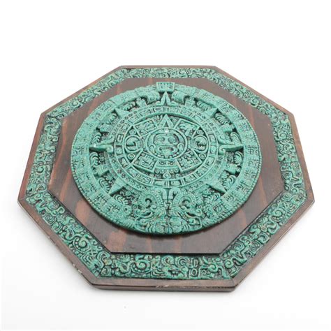 Aztec Calender Ceramic Wall Decor Ebth