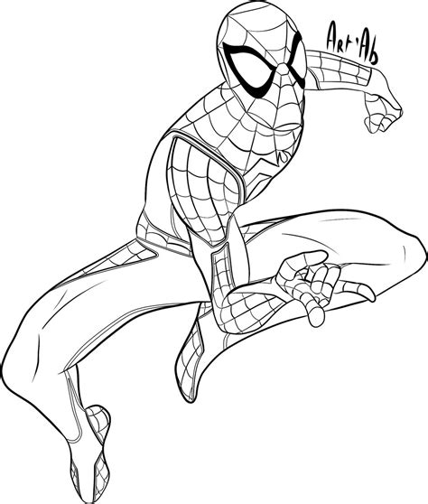 Ps4 Spiderman Coloring Pages 42b