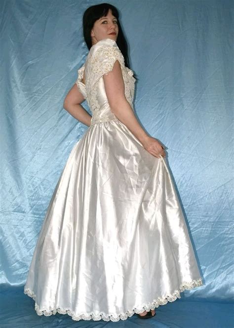 Pin By Tall Paul On Liquid Satin Dresses Gowns Wedding Dress Couture