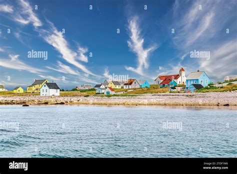 Old Fishing Houses Ile Aux Marins Fishermen S Island Territorial