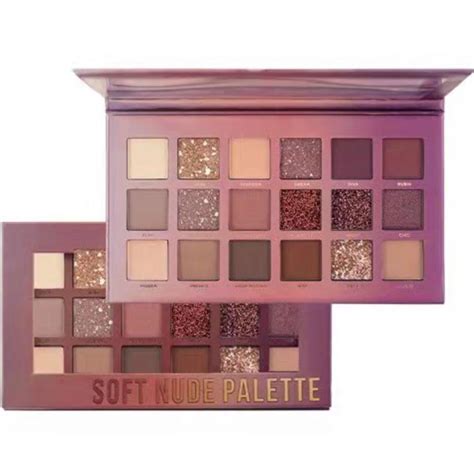 Paleta De Sombra Soft Nude Ruby Rose Hb Shopee Brasil
