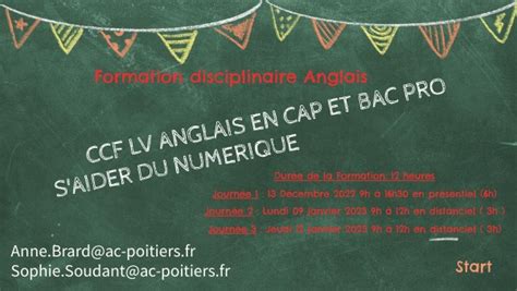 CCF LV ANGLAIS EN CAP ET BAC PRO